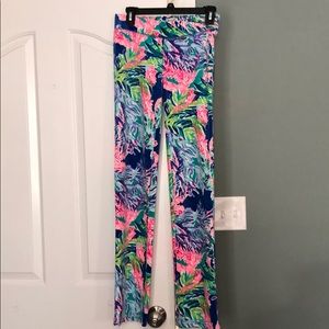 Lily Pulitzer XS Velour lounge pants
